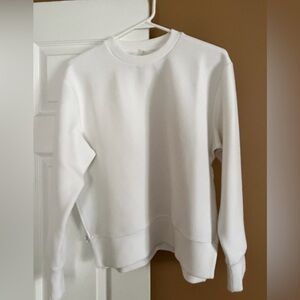 Calia White zip Sweatshirt
